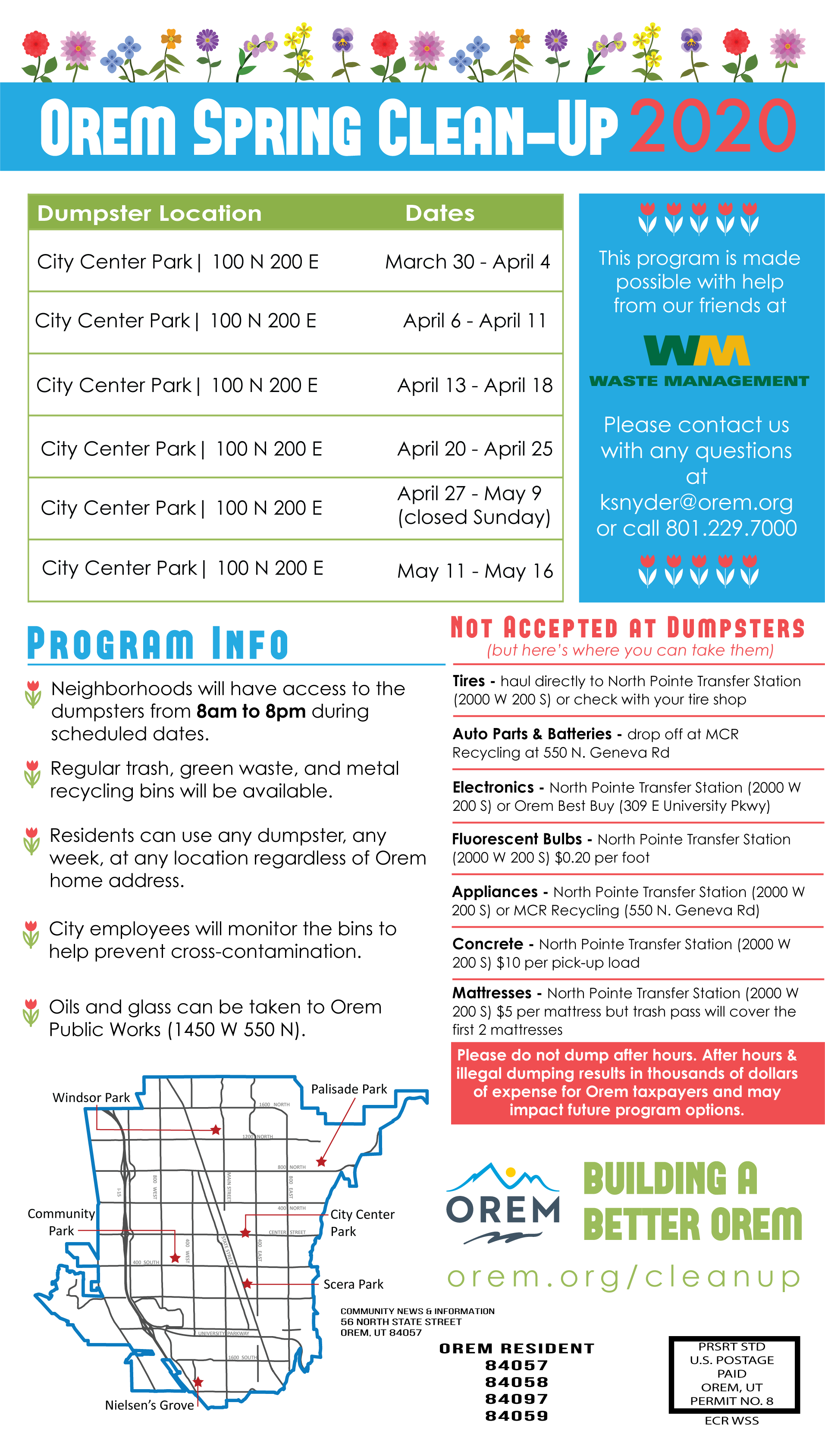 Spring CleanUp 2020 » Orem